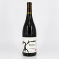 Wine bottle with 'Bedrock' label on a white background