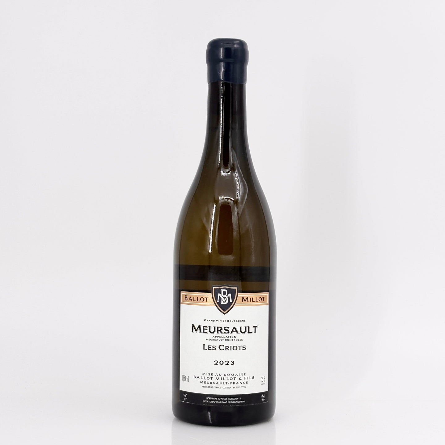 2023 Domaine Ballot-Millot Meursault Les Criots Cote de Beaune, France (Lot 1)
