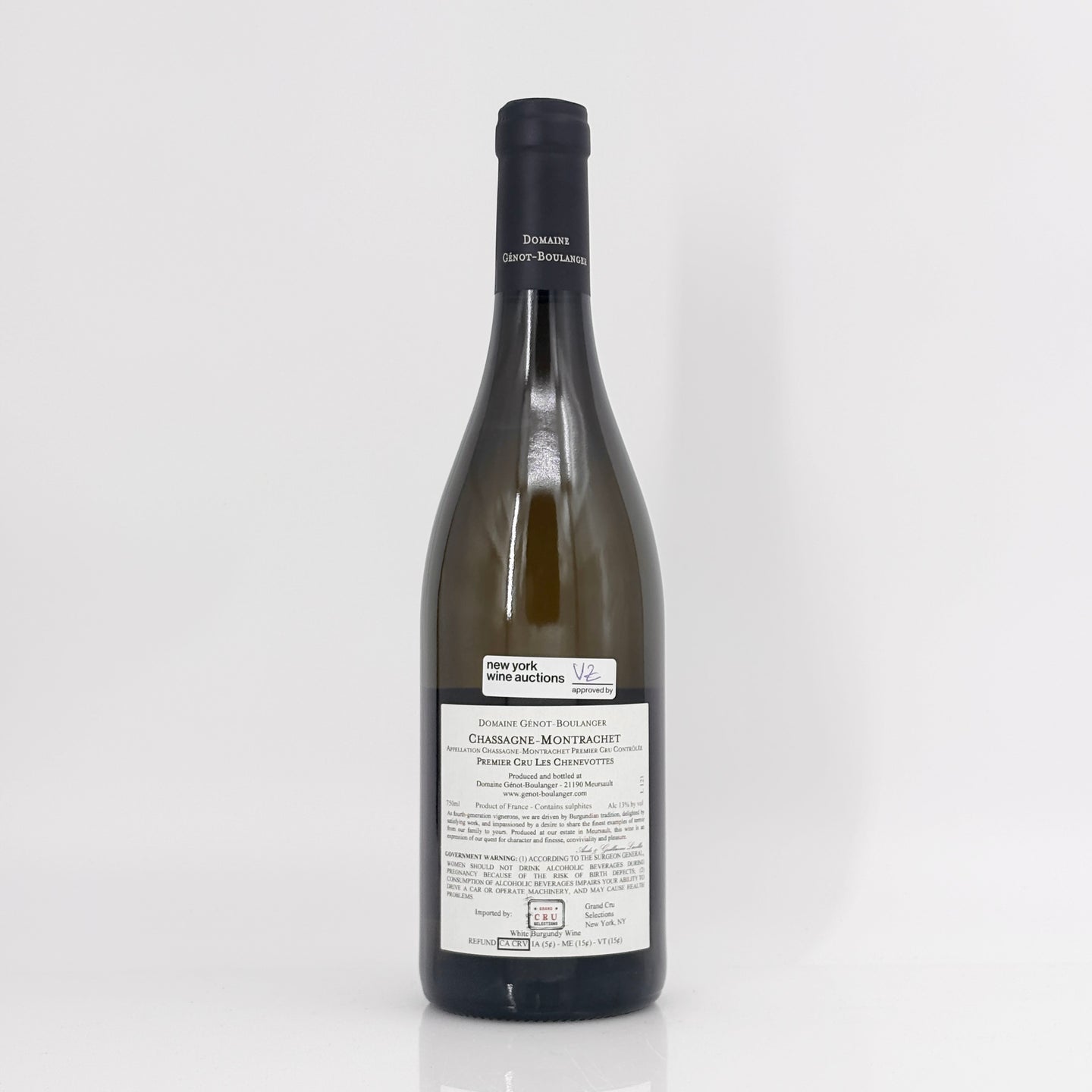 2023 Domaine Génot-Boulanger Les Chenevottes Chassagne-Montrachet Premier Cru, France