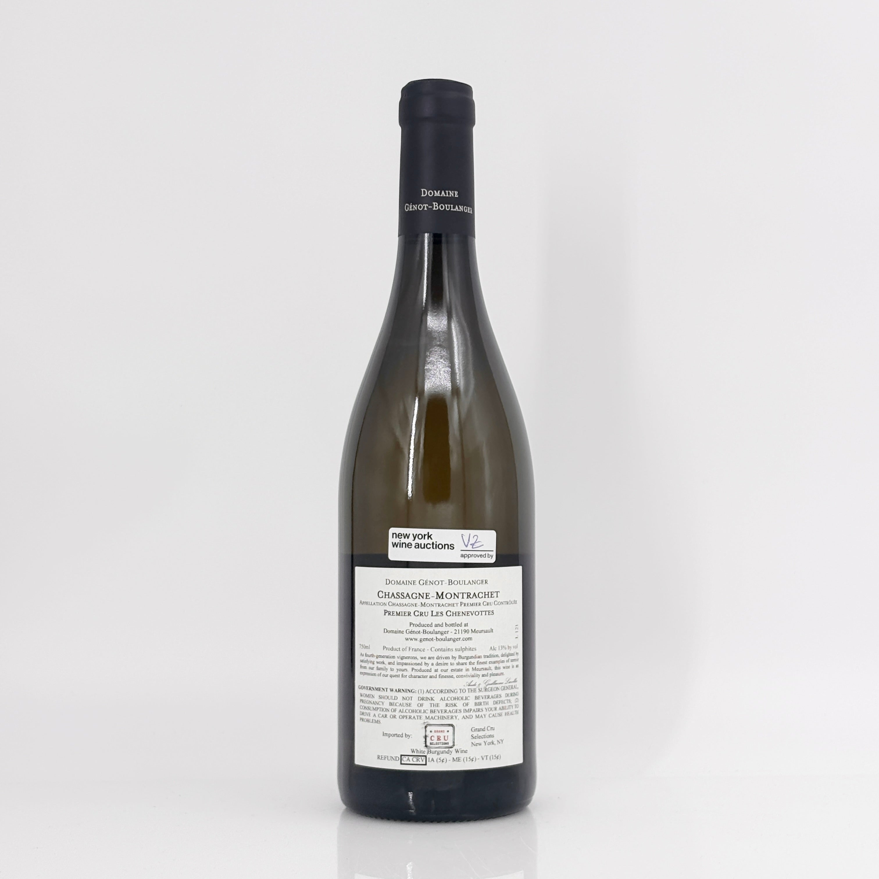 2023 Domaine Génot-Boulanger Les Chenevottes Chassagne-Montrachet Premier Cru, France