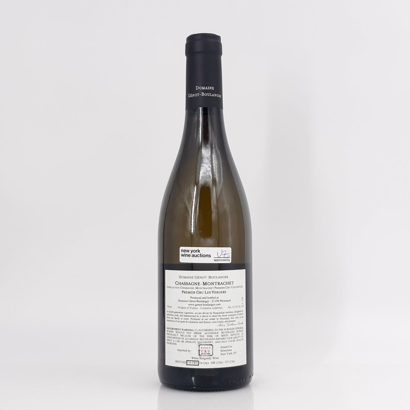 2023 Domaine Génot-Boulanger Les Vergers Chassagne-Montrachet Premier Cru, France