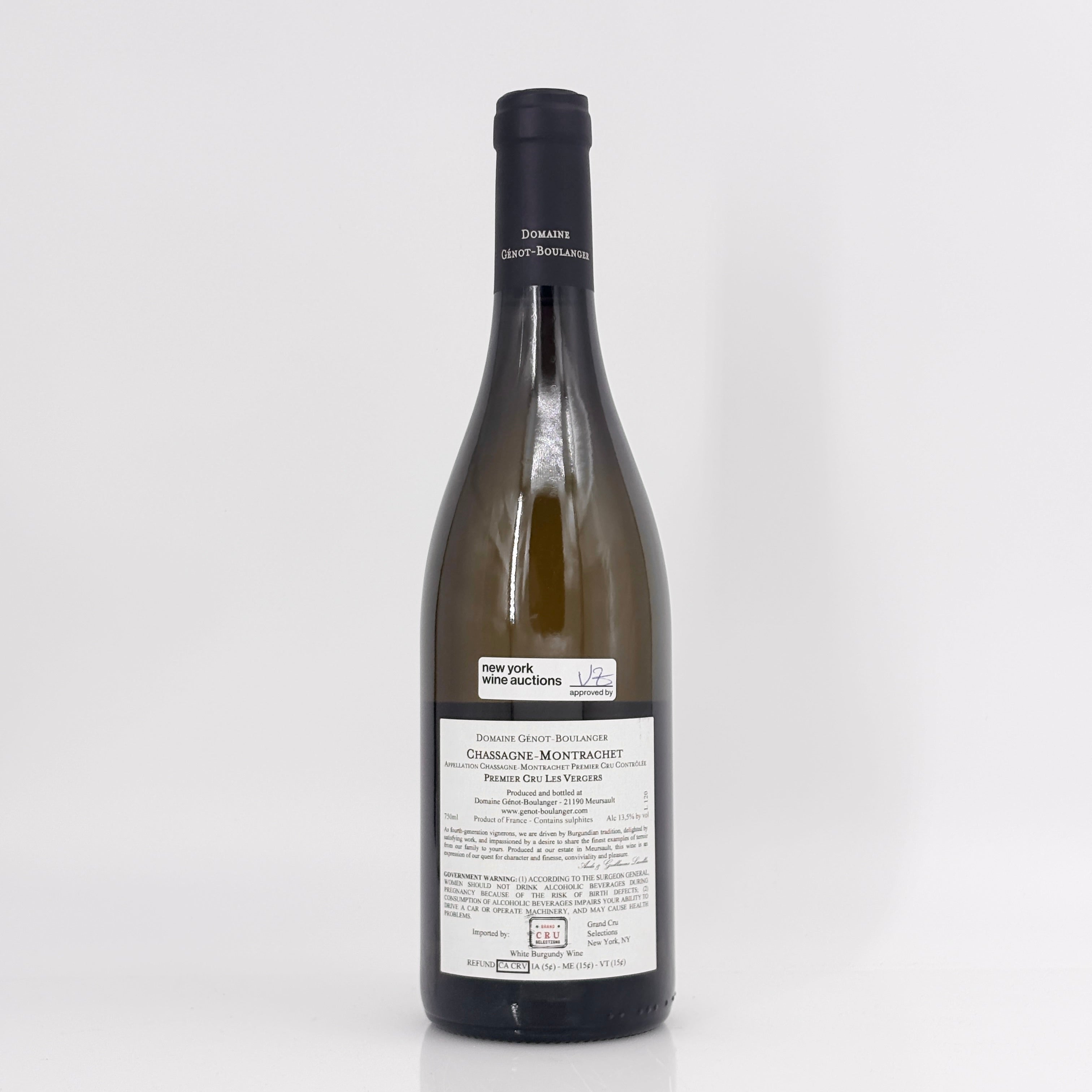 2023 Domaine Génot-Boulanger Les Vergers Chassagne-Montrachet Premier Cru, France