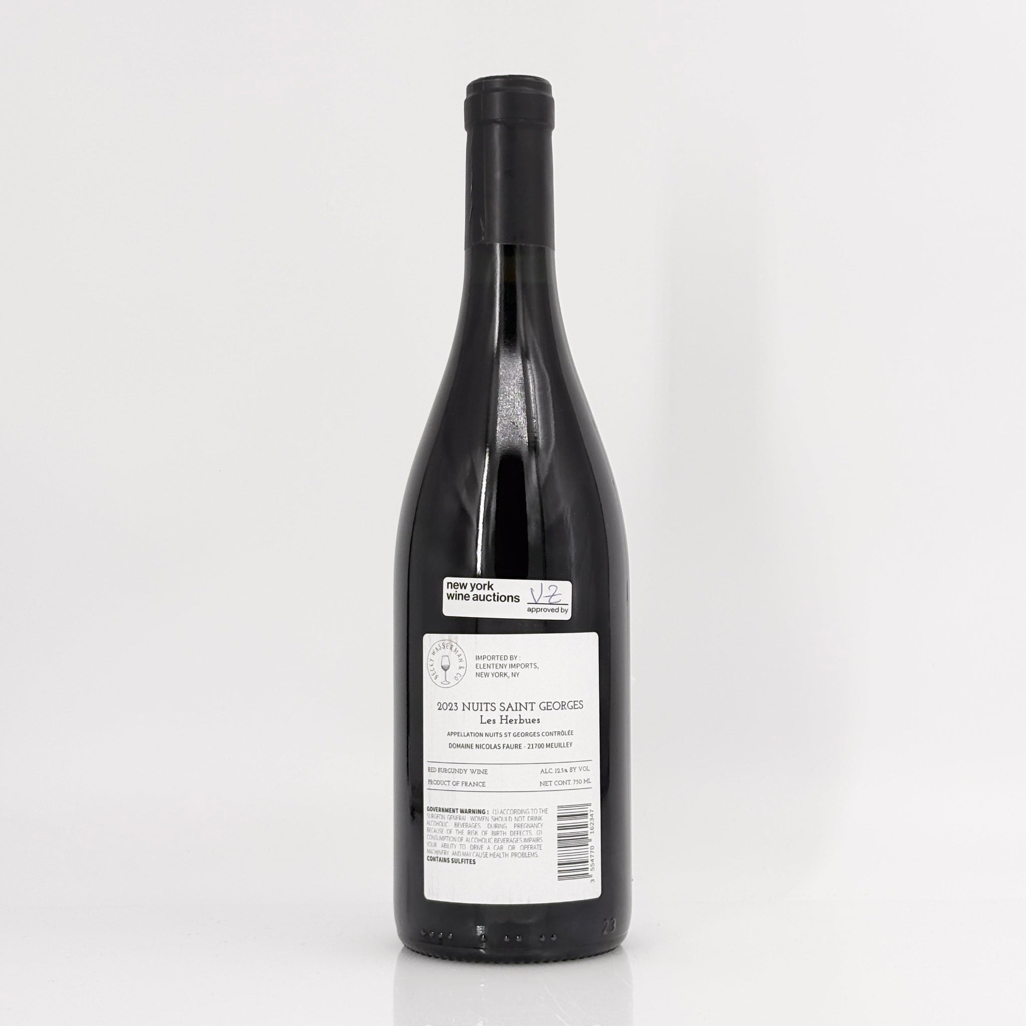 2023 Domaine Nicolas Faure Nuits-Saint-Georges Les Herbues Cote de Nuits, France
