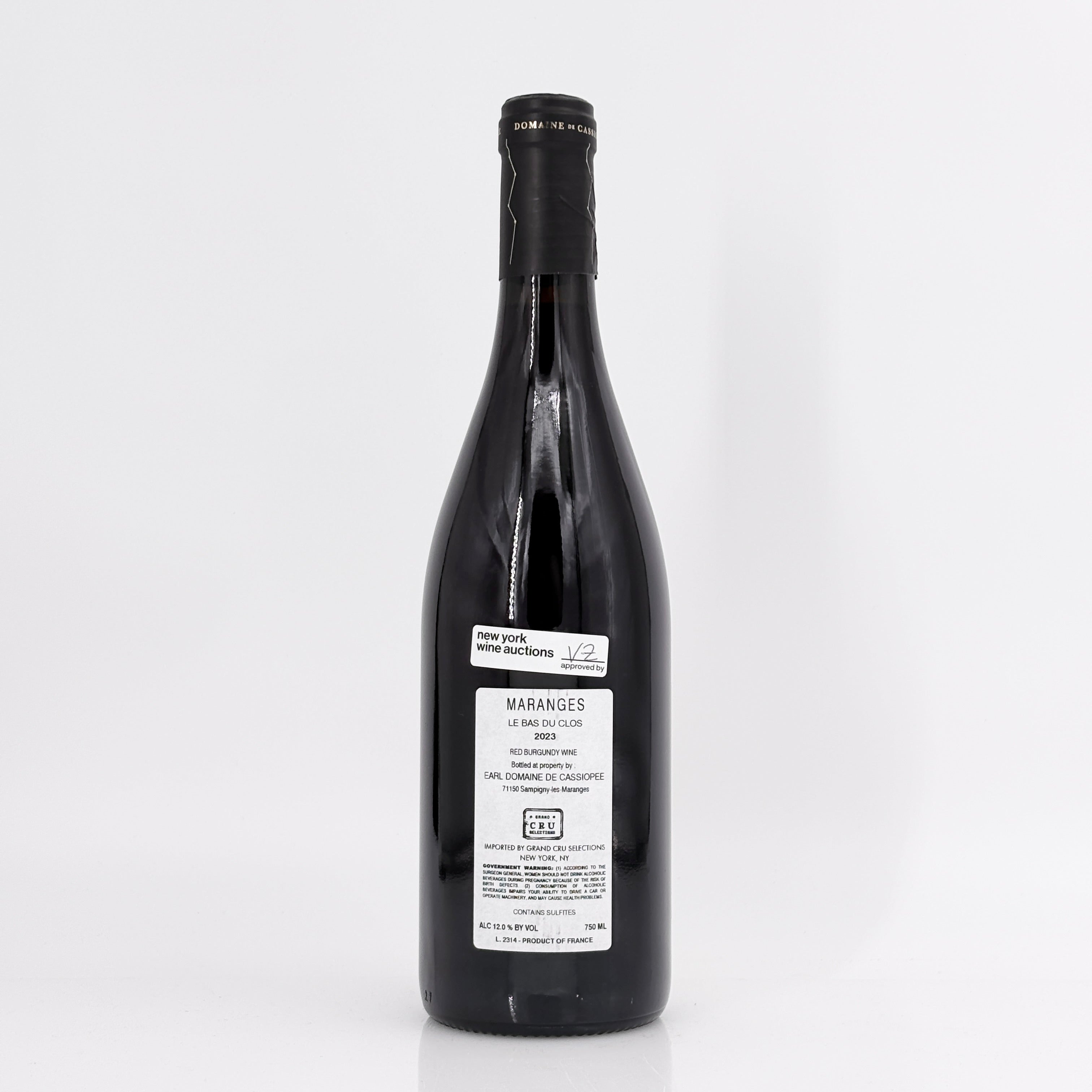 2023 Domaine de Cassiopee Maranges Le Bas du Clos, Cote de Beaune, France