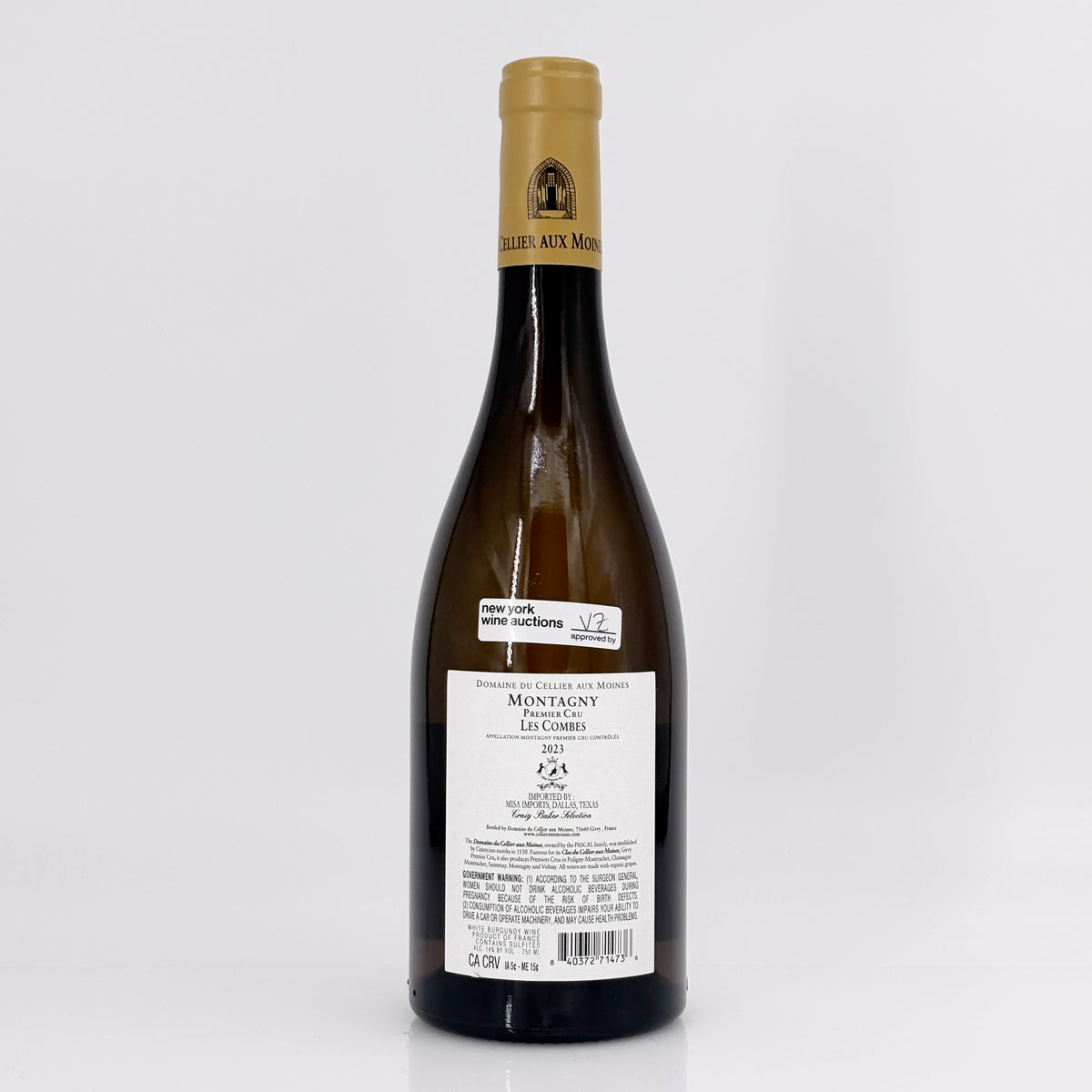 2023 Domaine du Cellier aux Moines Les Combes Montagny Premier Cru, France