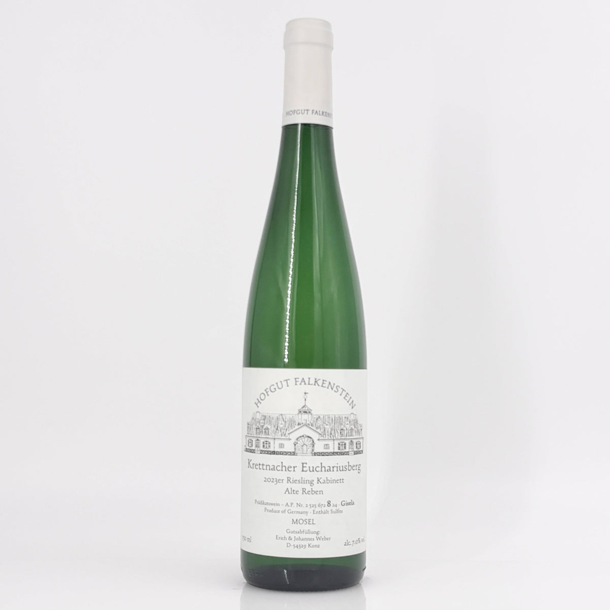 2023 Hofgut Falkenstein, Krettnacher Euchariusberg Riesling Kabinett "Alte Reben" Gisela AP-8, Saar, Germany