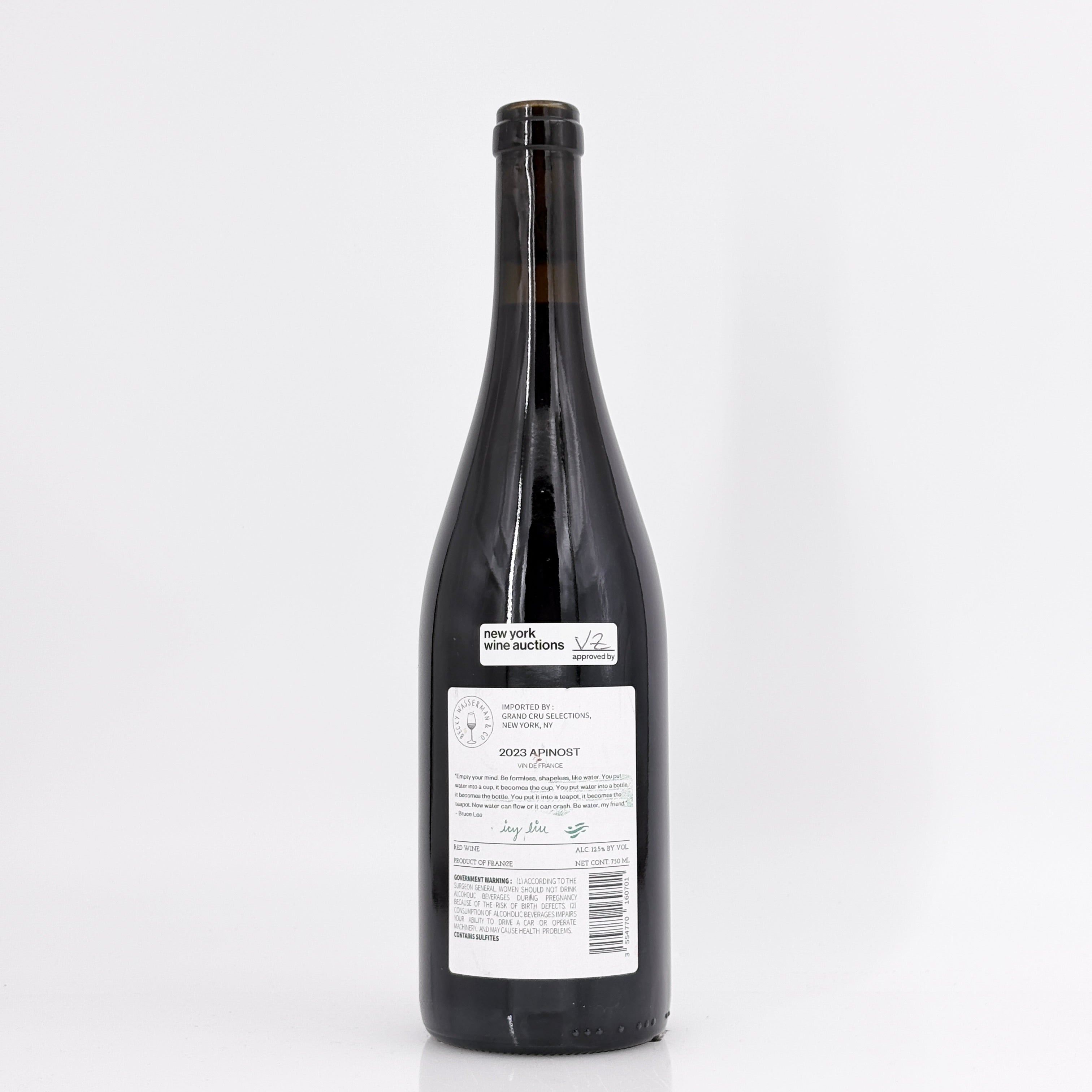 2023 Icy Liu 'Apinost' Rouge, Vin de France