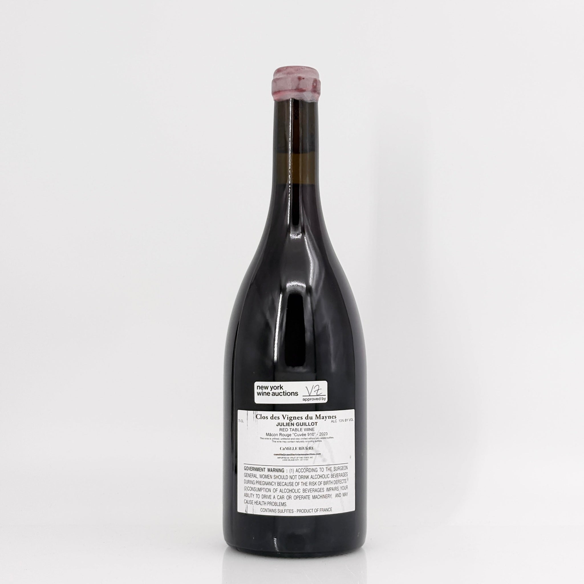 2023 Julien Guillot - Clos des Vignes du Maynes Macon Cruzille Cuvee 910 Burgundy, France