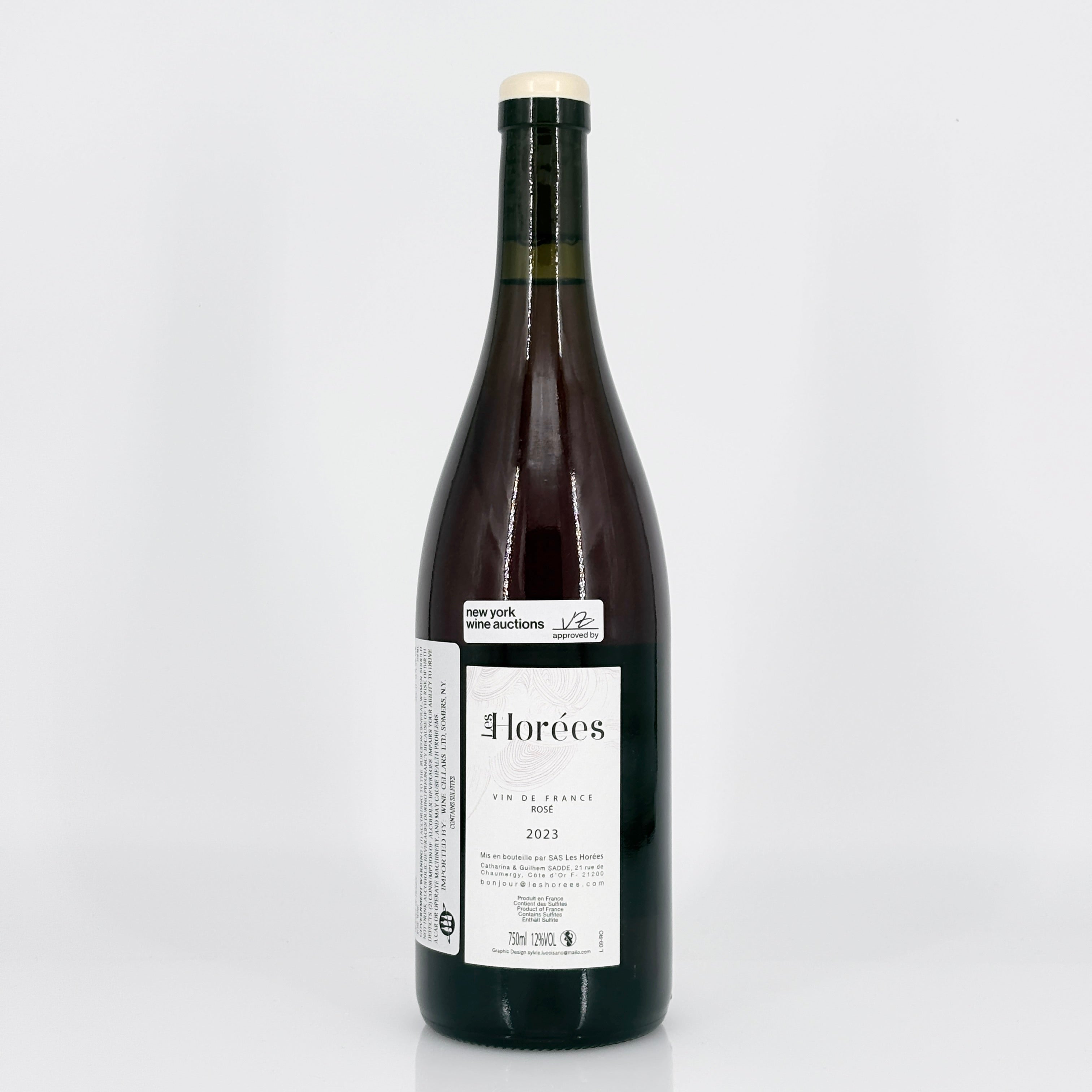 2023 Les Horées Bourgogne Rose Bonheur Burgundy, France