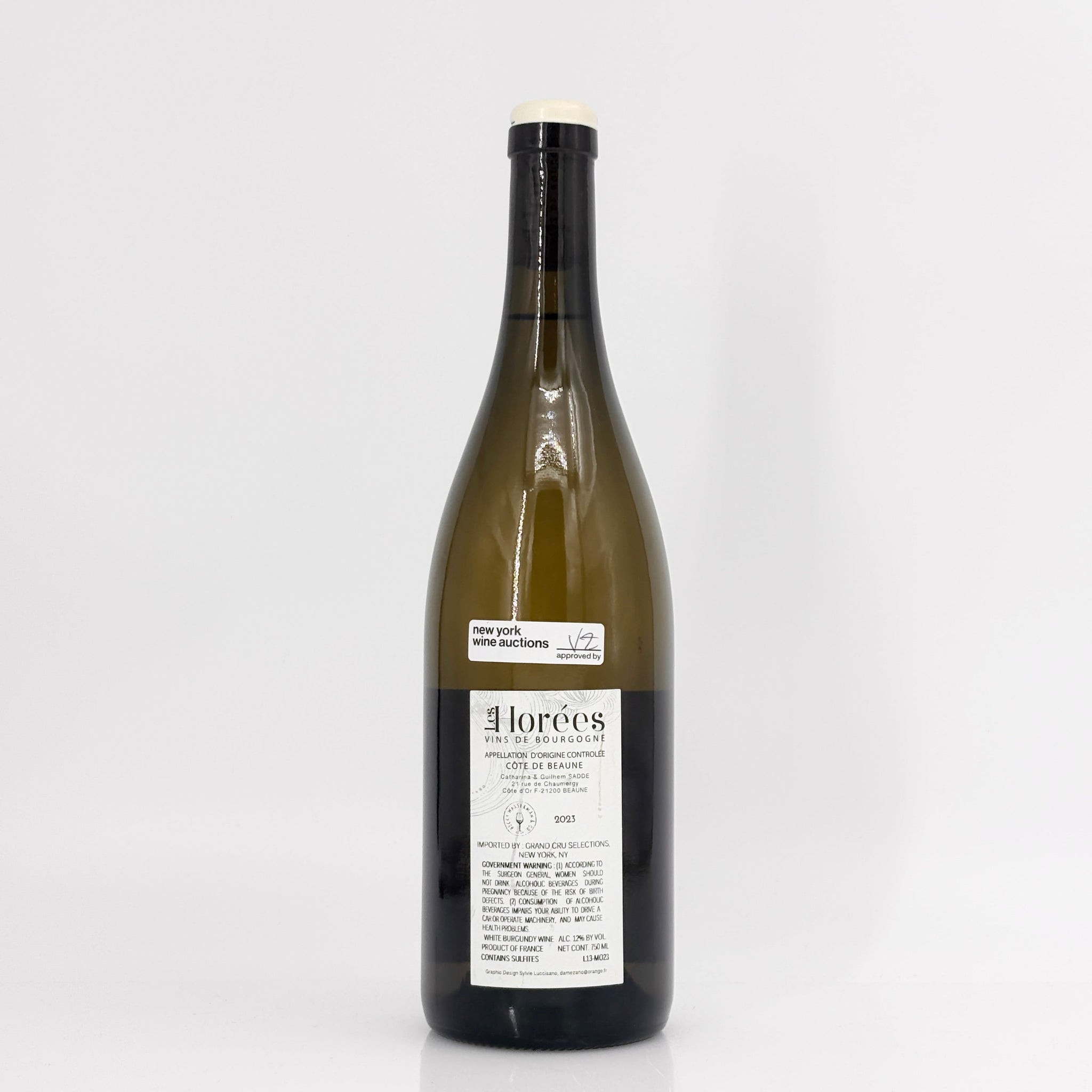 2023 Les Horées Cote de Beaune 'Les Monsnieres' Burgundy, France