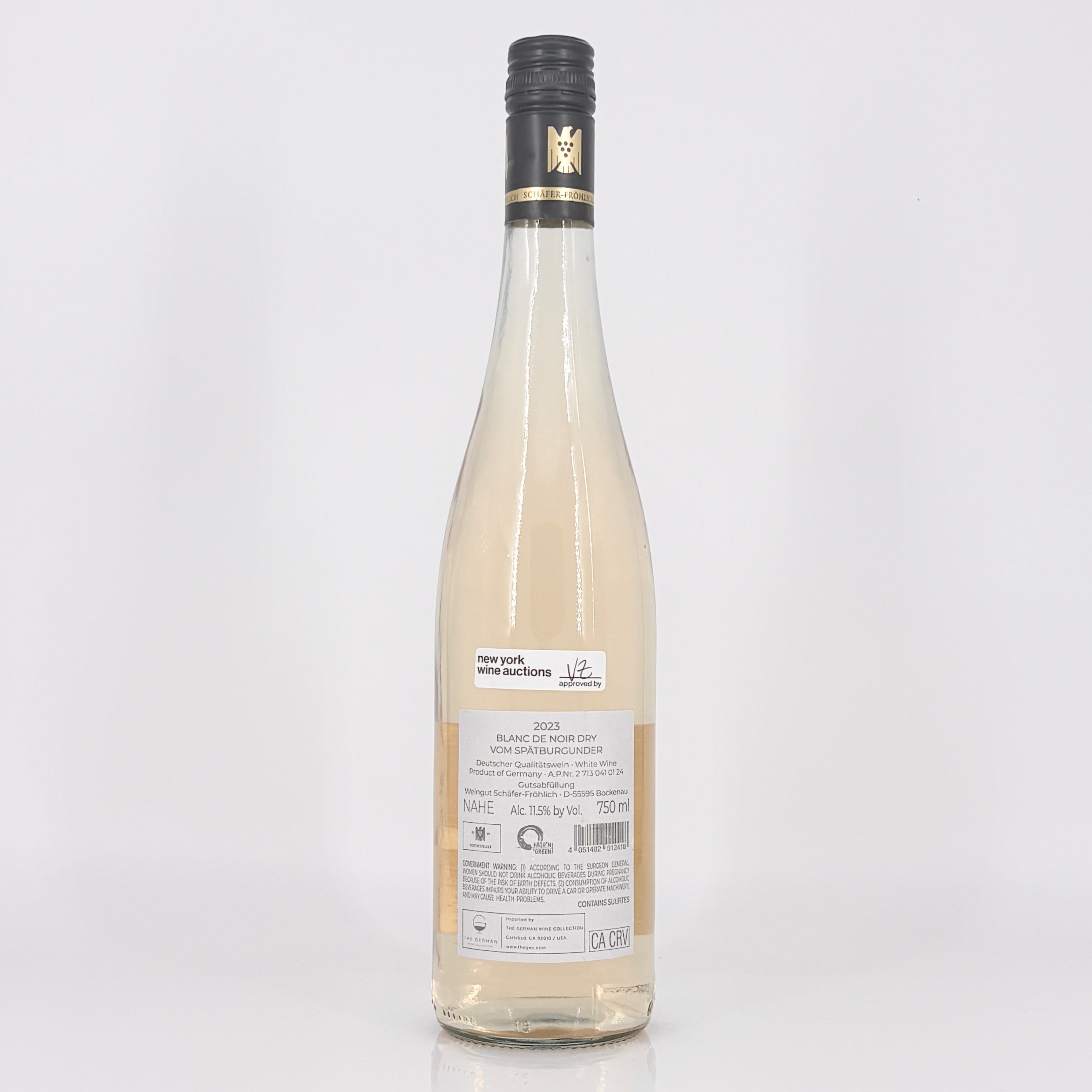 2023 Weingut Schafer-Frohlich Blanc de Noir Rose, Nahe, Germany