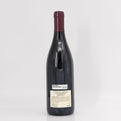 Wine bottle with a visible label on a white background