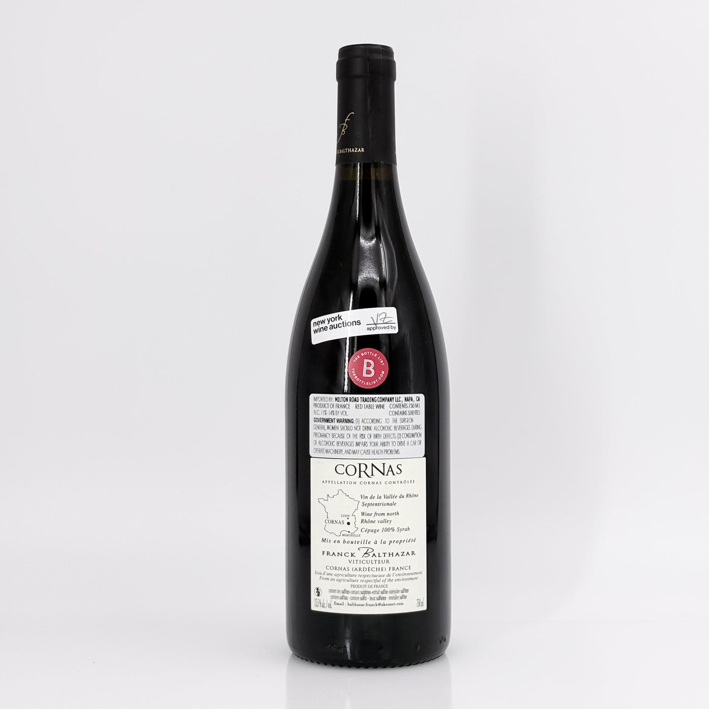 2020 Franck Balthazar Cornas 'Casimir Balthazar' Rhone, France