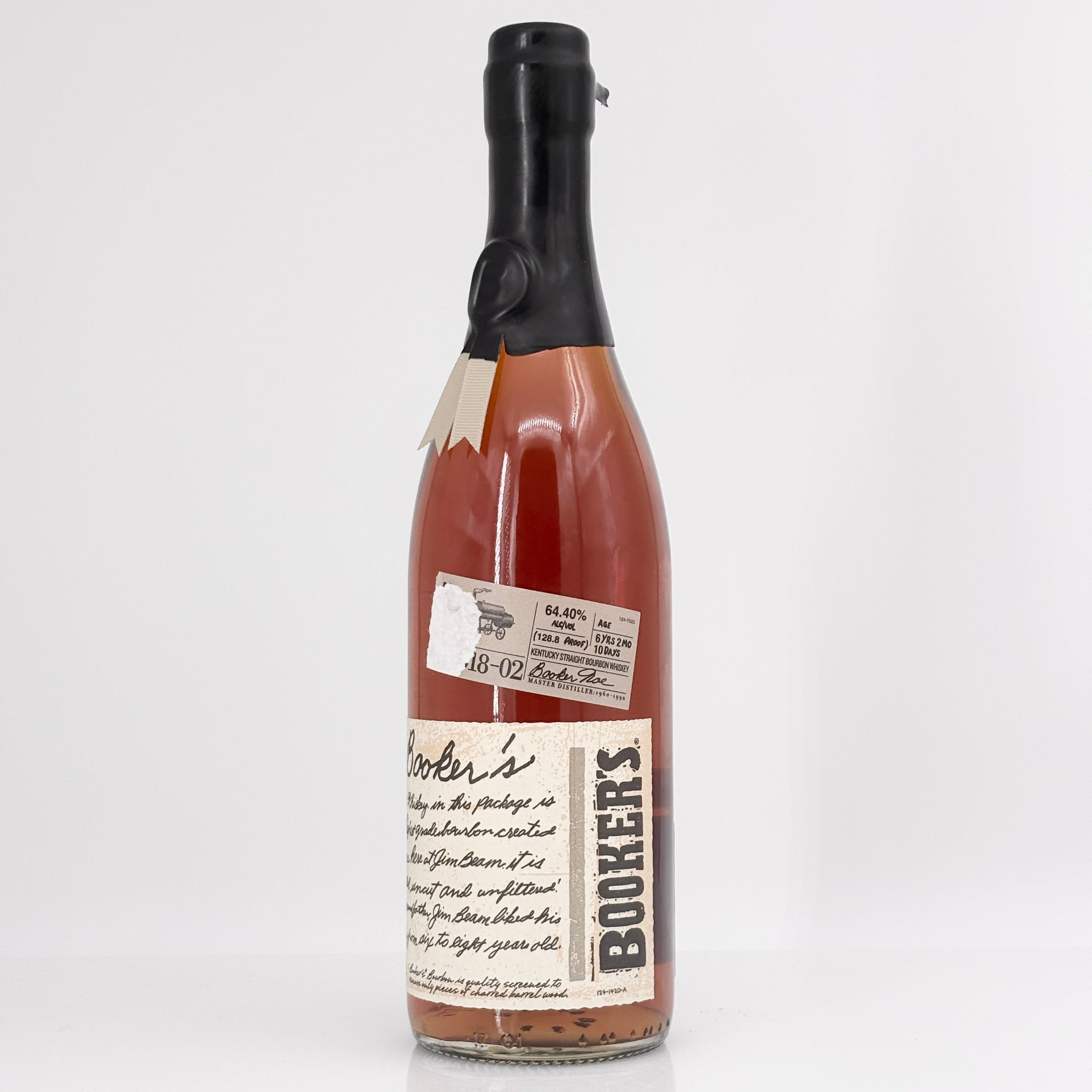 Booker's Bourbon 2018-02 "Backyard BBQ Batch," Kentucky Straight Bourbon Whiskey, 128.8 Proof