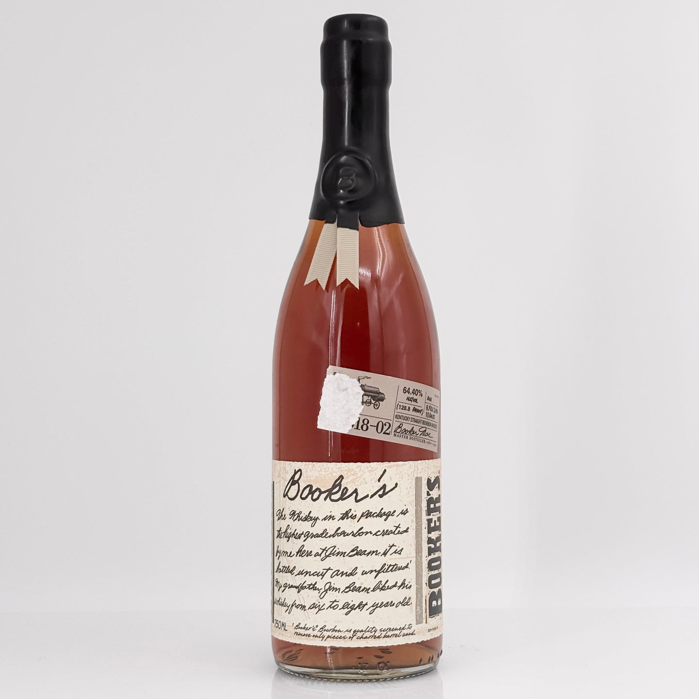 Booker's Bourbon 2018-02 "Backyard BBQ Batch," Kentucky Straight Bourbon Whiskey, 128.8 Proof