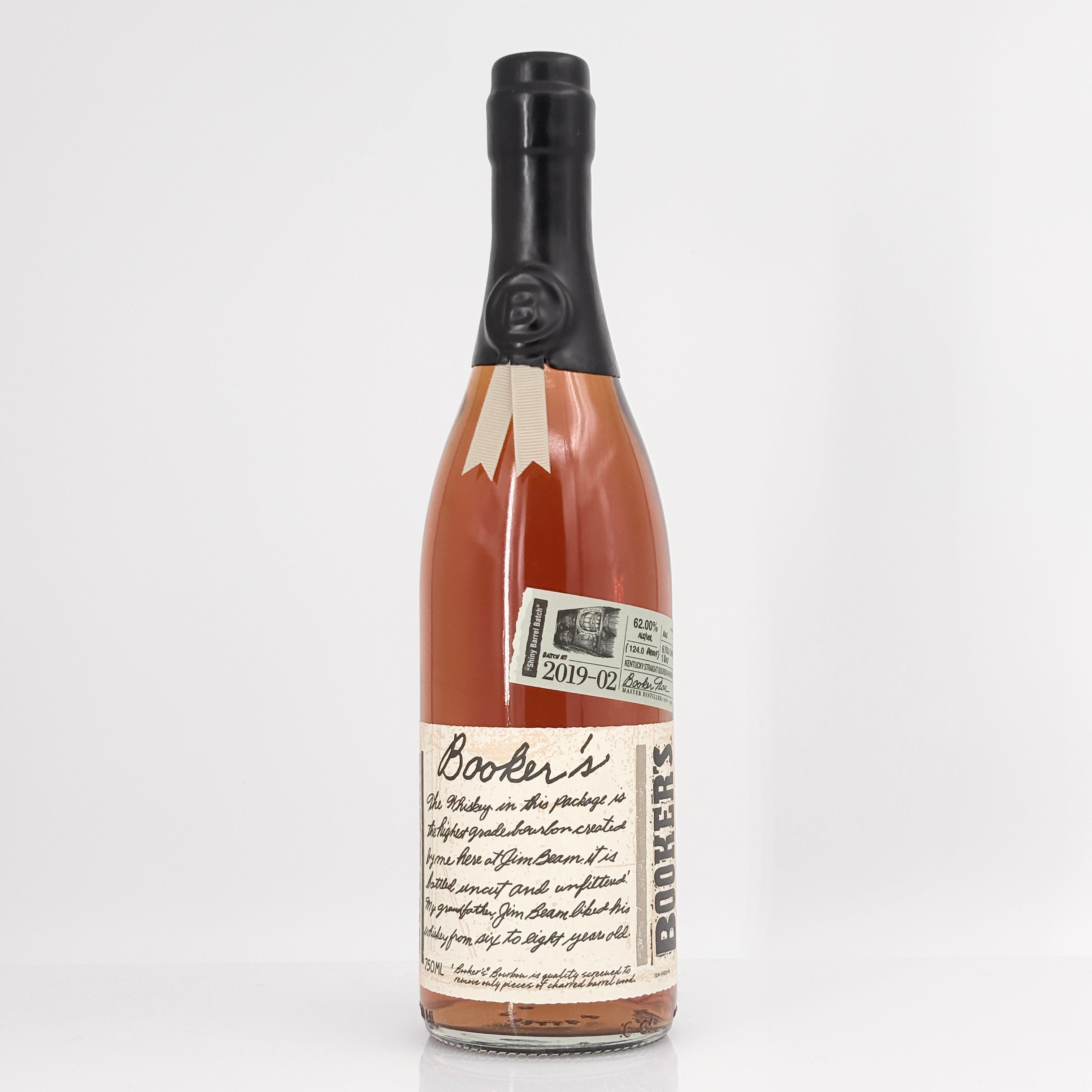 Booker's Bourbon 2019-02 "Shiny Barrel Batch" Kentucky Straight Bourbon Whiskey, 124 Proof