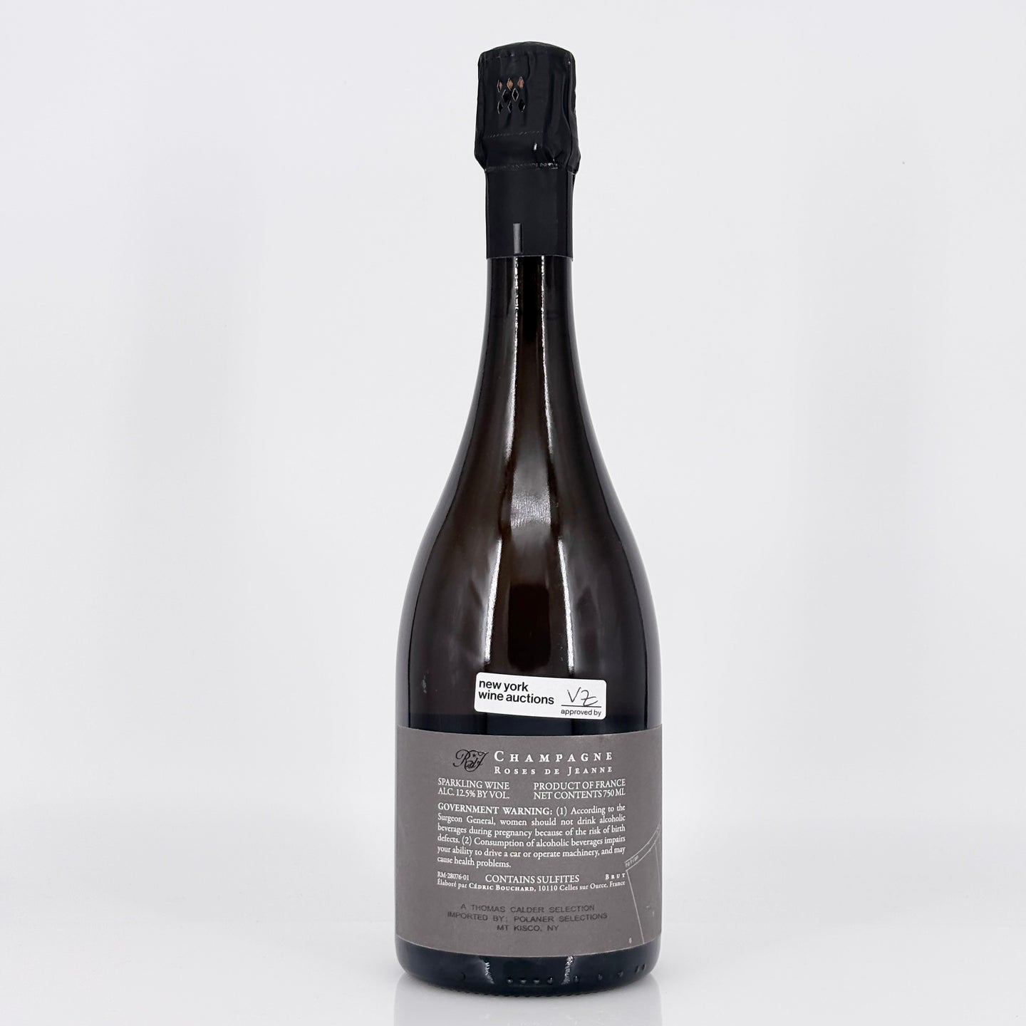 Cedric Bouchard Roses de Jeanne Blanc de Noirs Cote de Val Vilaine, Champagne, France (R2020)