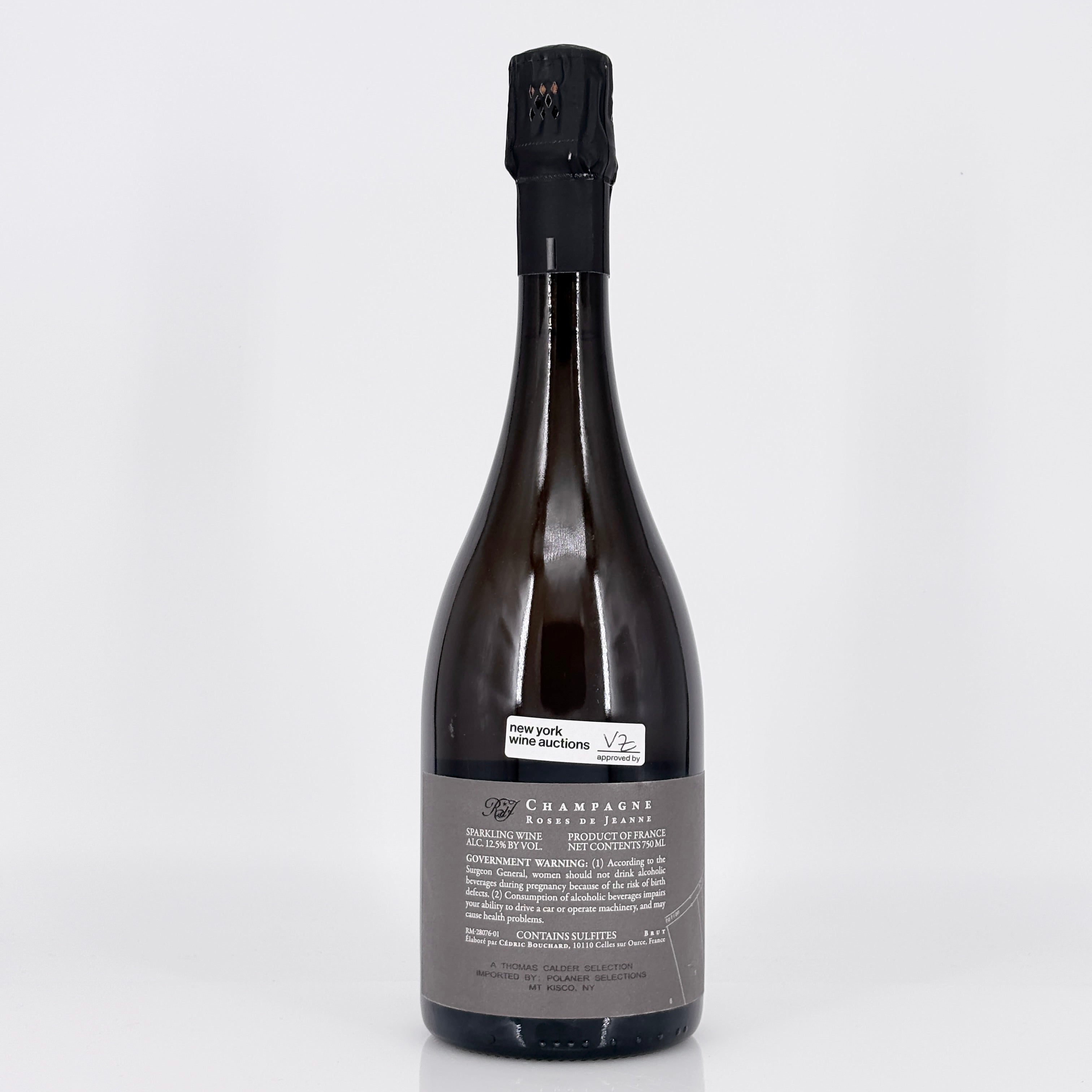 Cedric Bouchard Roses de Jeanne Blanc de Noirs Cote de Val Vilaine, Champagne, France (R2020)