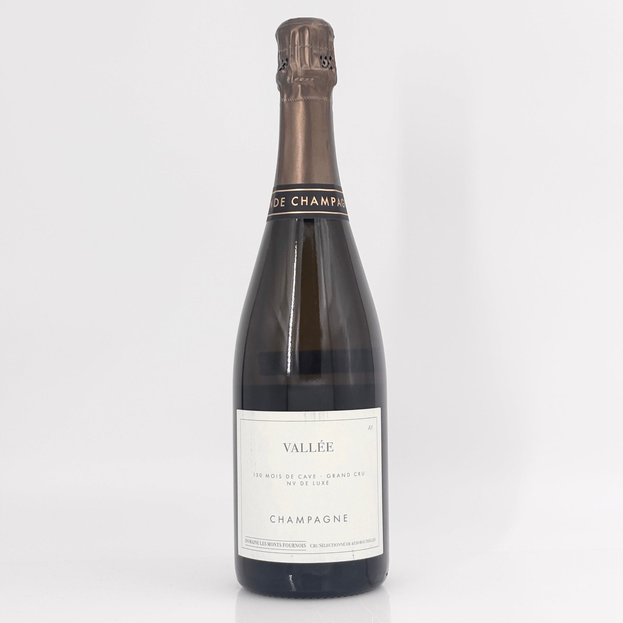 Domaine Les Monts Fournois 'Vallee' 75 Mois de Cave Mareuil - Ay Premier Cru Extra Brut Champagne, France NV