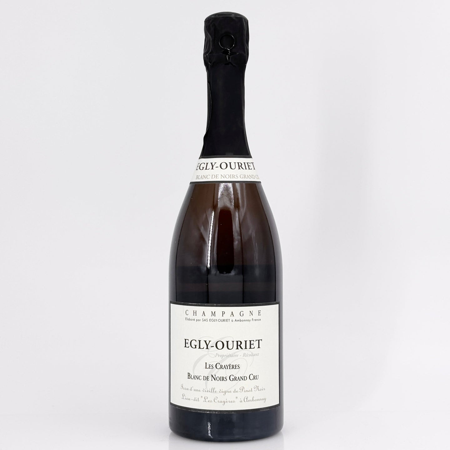 Egly-Ouriet 'Les Crayeres' Blanc de Noirs Vieilles Vignes Grand Cru Brut, Champagne, France (base 2017)