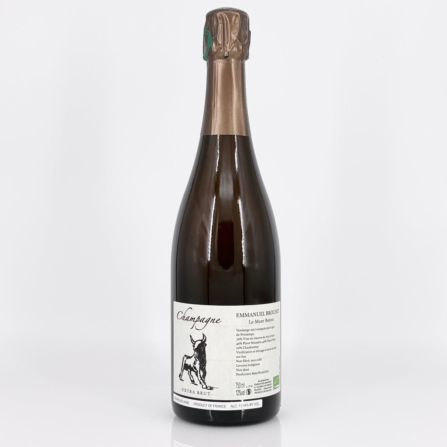 Emmanuel Brochet Le Mont Benoit Premier Cru Extra Brut Champagne, France (R2017)
