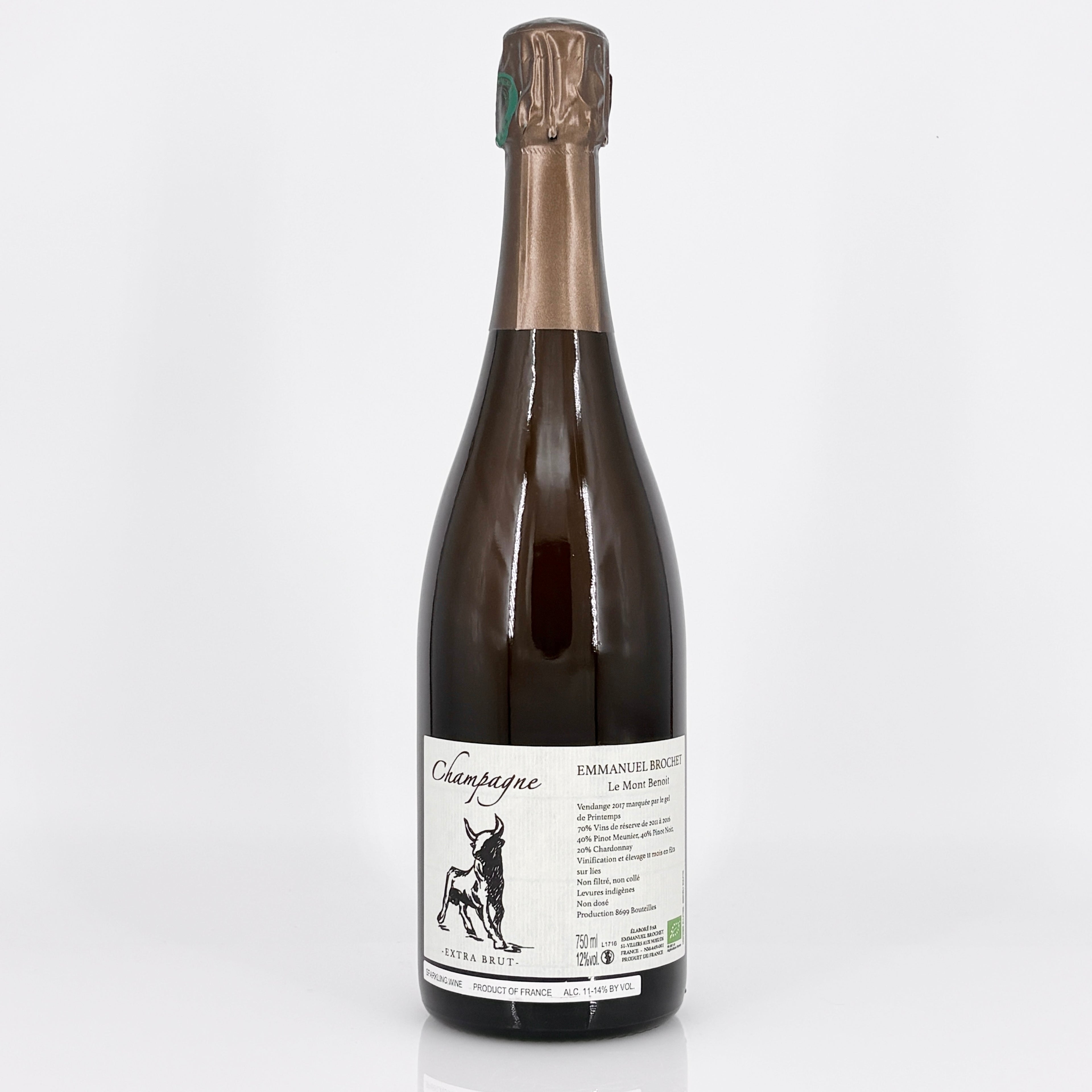 Emmanuel Brochet Le Mont Benoit Premier Cru Extra Brut Champagne, France (R2017)
