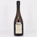 Wine bottle with a label on a white background
