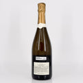Wine bottle with a visible label on a white background