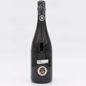 Bottle of champagne on a white background