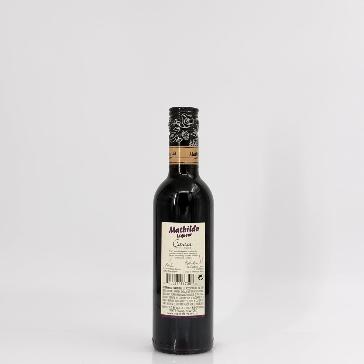 Mathilde Cassis Blackcurrant Liqueur France 375ml