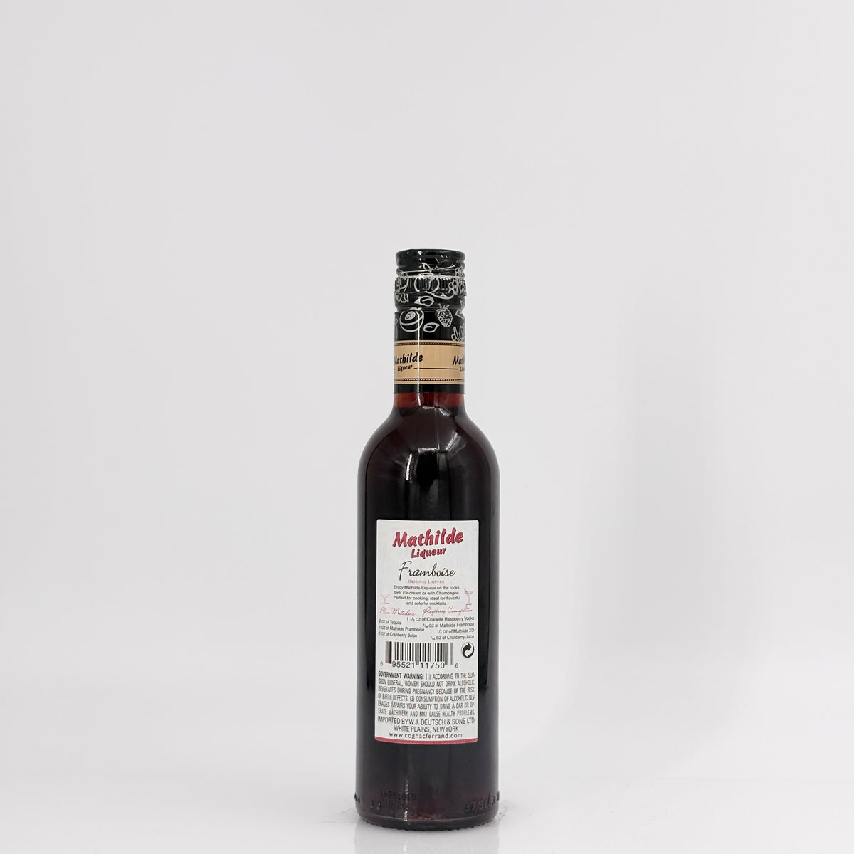 Mathilde Cassis Framboise Liqueur France 375ml