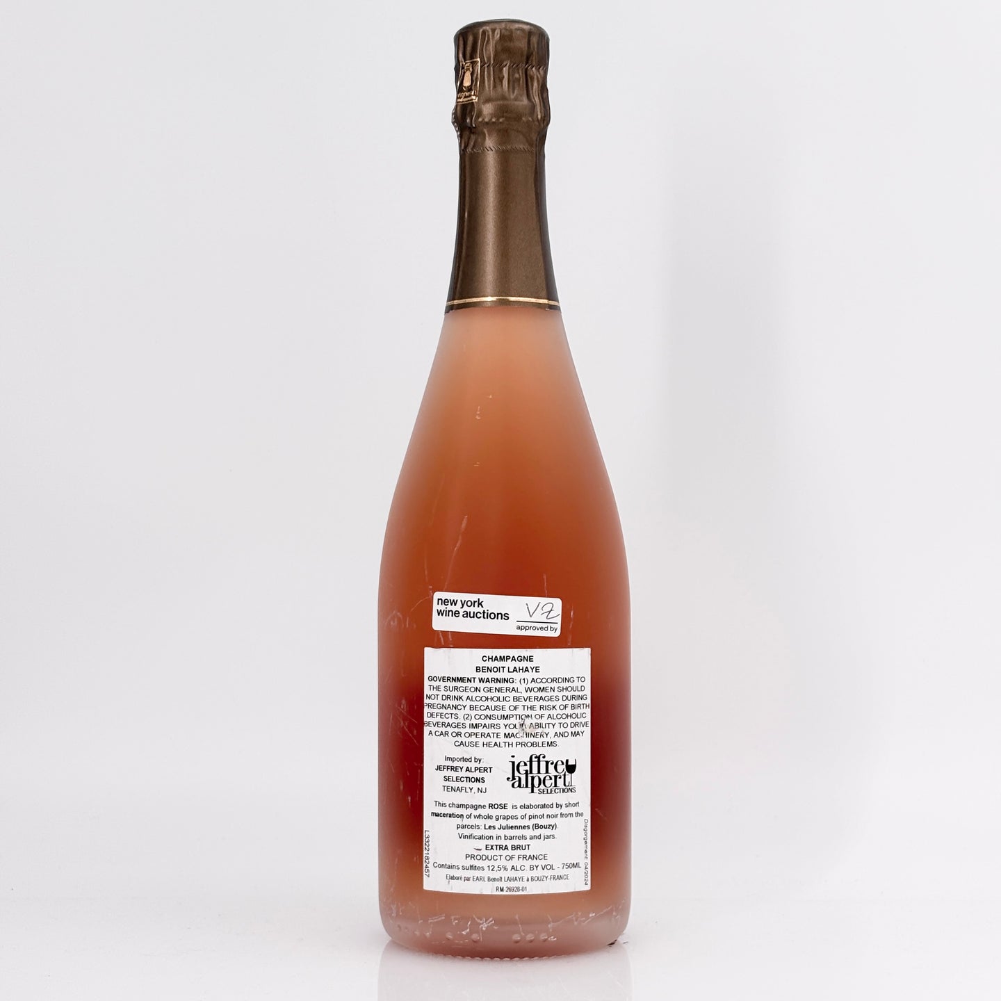 NV Benoit Lahaye Rose de Maceration Extra Brut Champagne, France