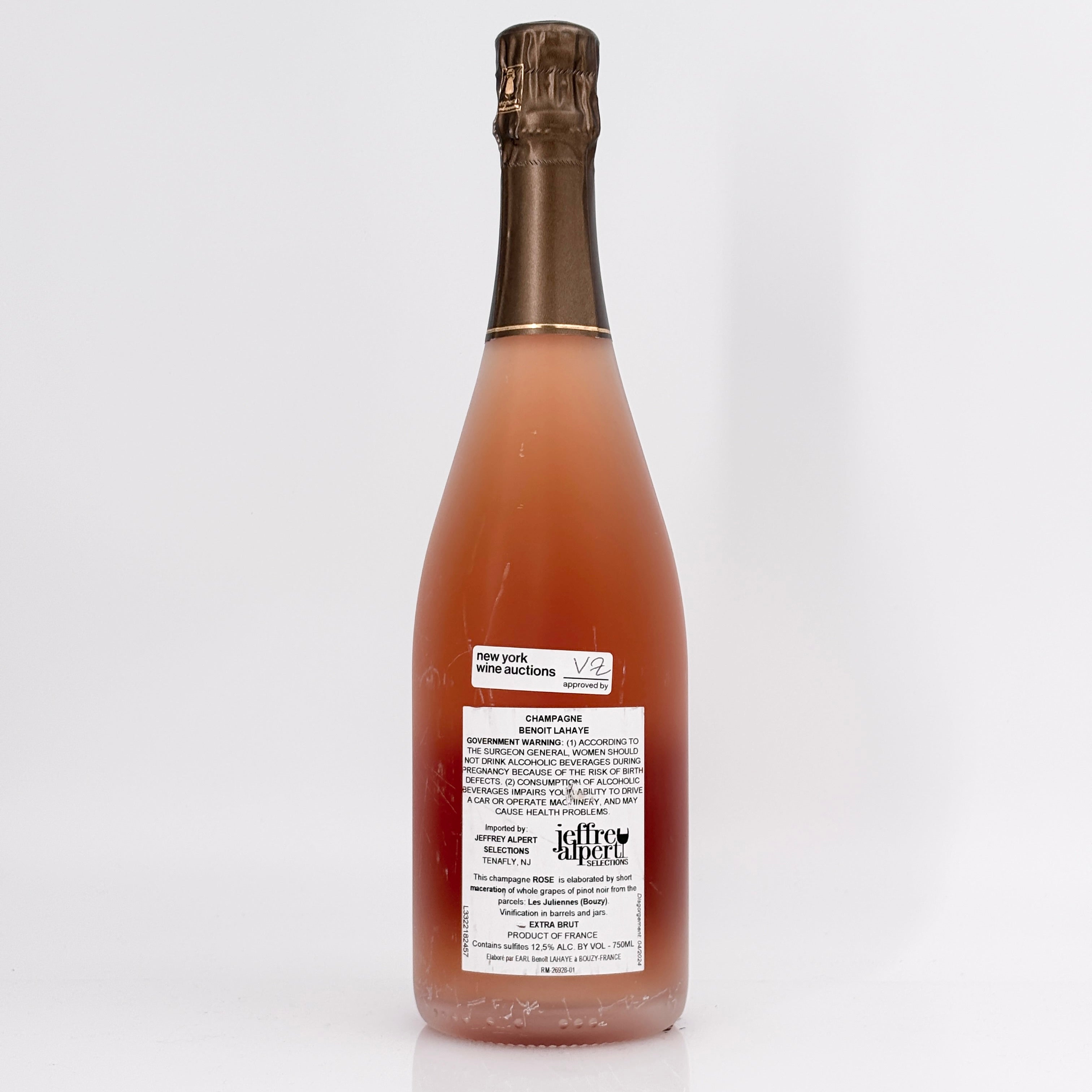 NV Benoit Lahaye Rose de Maceration Extra Brut Champagne, France