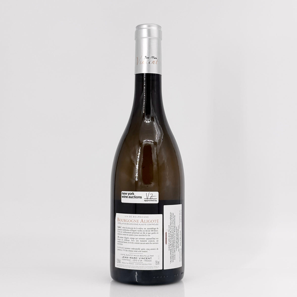 NV Jean-Marc Vincent Bourgogne Aligote 'Soler-Al' Burgundy, France