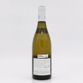 Wine bottle with a label on a white background