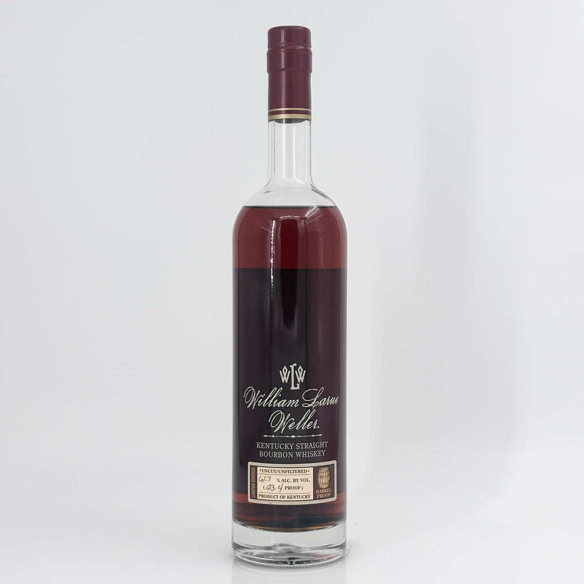 William Larue Weller Kentucky Straight Bourbon Whiskey (123.4 proof)