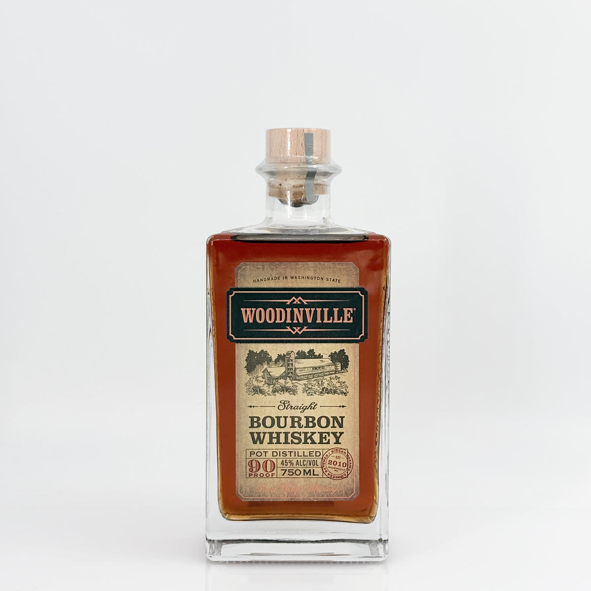 Woodinville Whiskey Co. Straight Bourbon Whiskey 90 Proof, Washington, USA